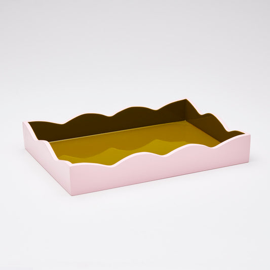 The Emery Tray - Blush Pink & Olive Green